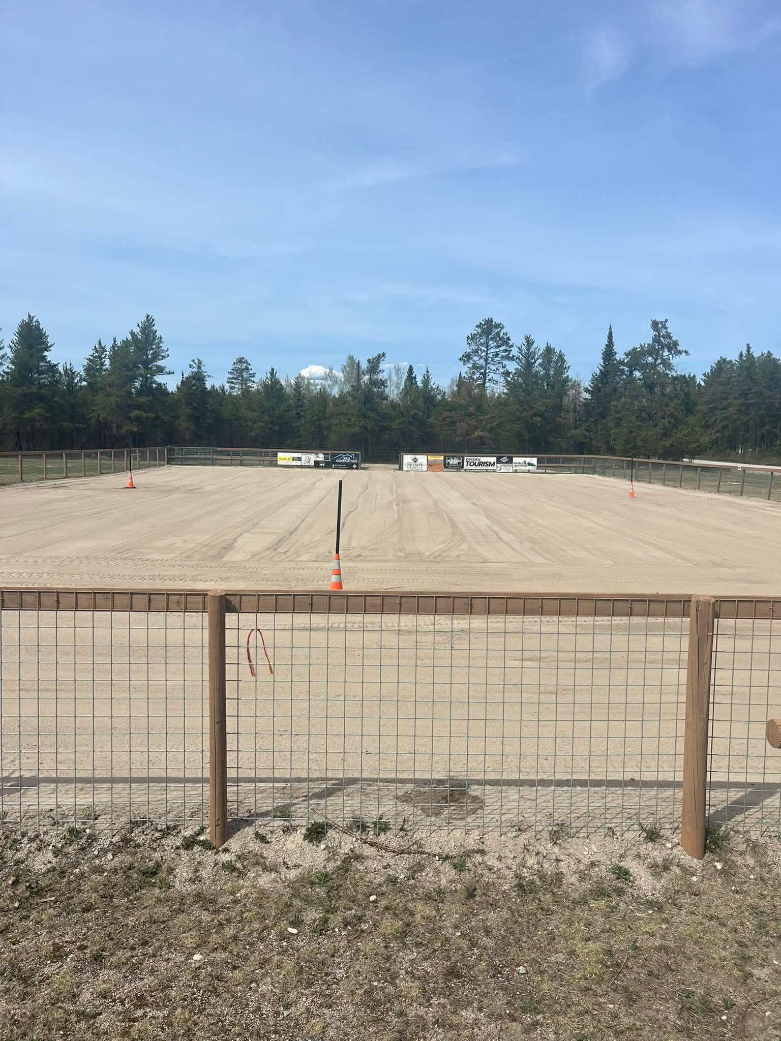 On-site equestrian arena